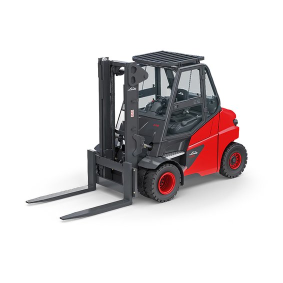 Linde E70 High-Capacity Electric Pneumatic Forklift 