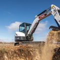 Bobcat E48 Mini Excavator digging