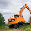 DEVELON DX140LC-7 Crawler Excavator digging