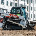 Bobcat T76 Compact Track Loader on construction site