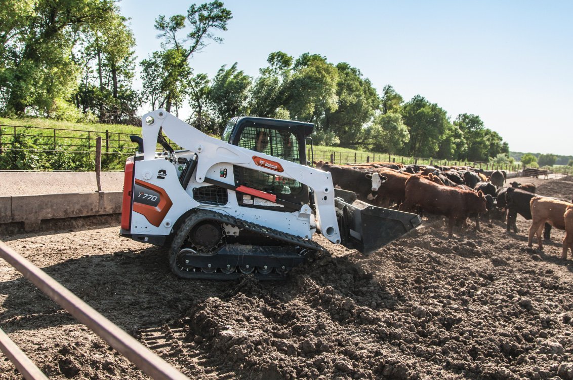 Bobcat T770 Compact Track Loader on the ranch