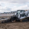 Bobcat T770 Compact Track Loader trenching