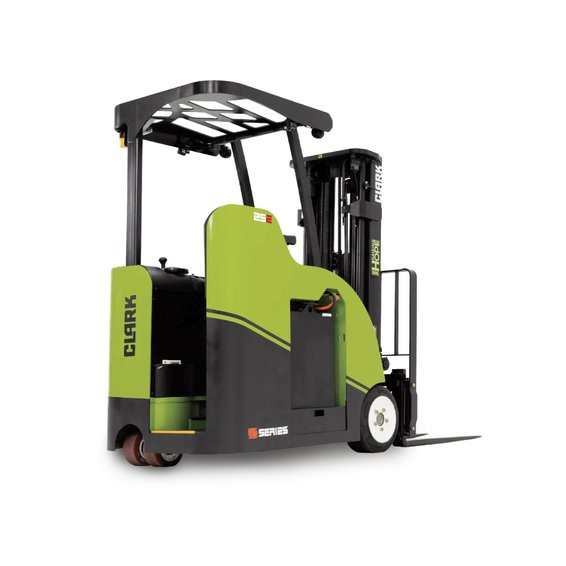 Clark SES25 Electric Stand-Up Cushion Forklift 