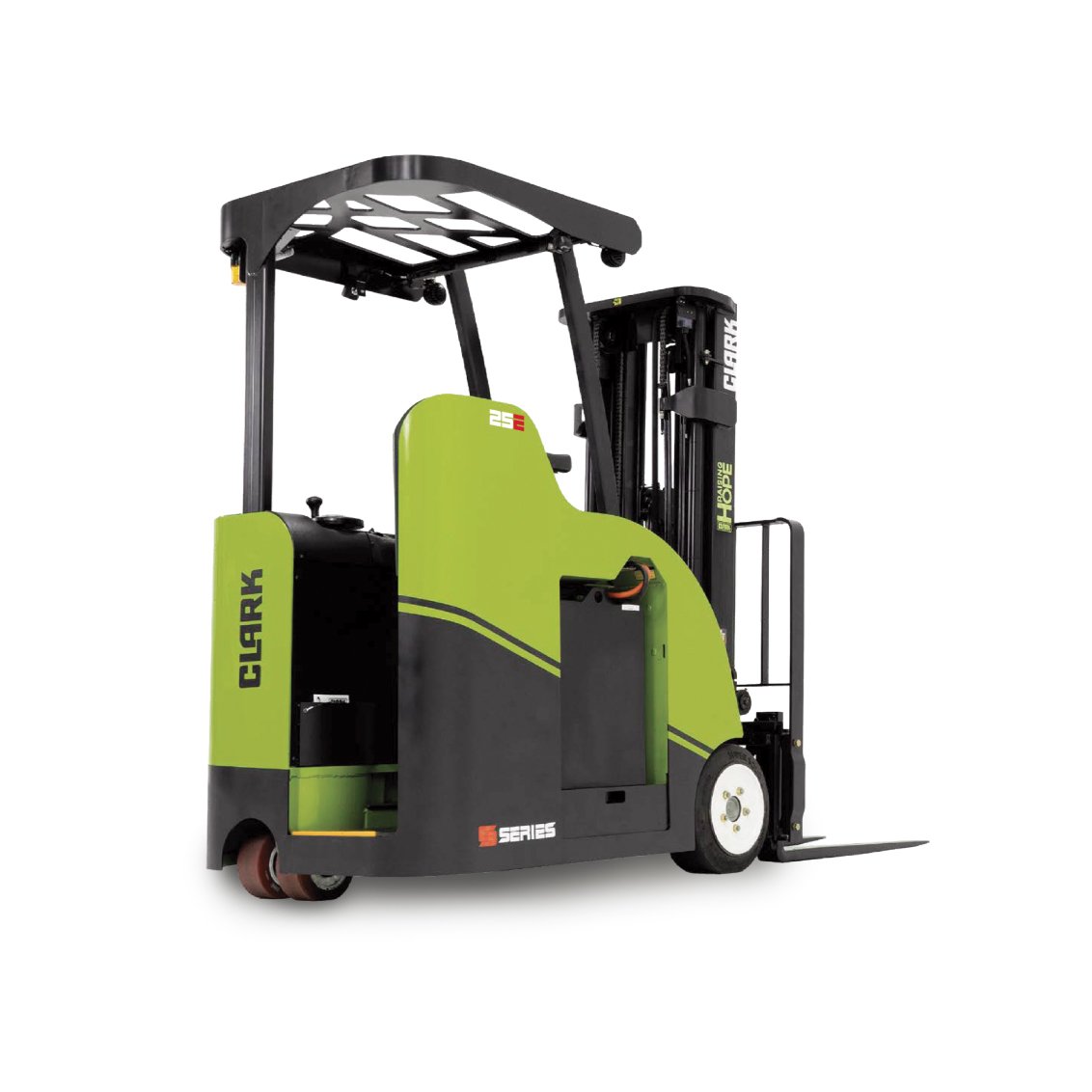 Clark SES25 Electric Stand-Up Cushion Forklift 