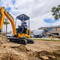 JCB 18Z-1 Mini Excavator digging