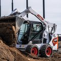 Bobcat S590 Skid Steer Loader on construction site