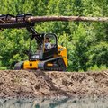 JCB 300T Compact Track Loader with root grapple