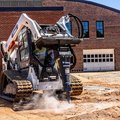Bobcat T76-2 Compact Track Loader with breaker attachment