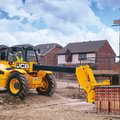 JCB 506-23TC Telehandler showing reach capability
