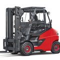 Linde E70 Pneumatic Electric Rider Forklift 