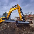 JCB 50Z-1 Mini Excavator on construction site