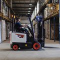 Bobcat BC20S-7 Electric Cushion Forklift in a warehouse