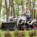 Bobcat CT1025 HST Sub-Compact Tractor mowing