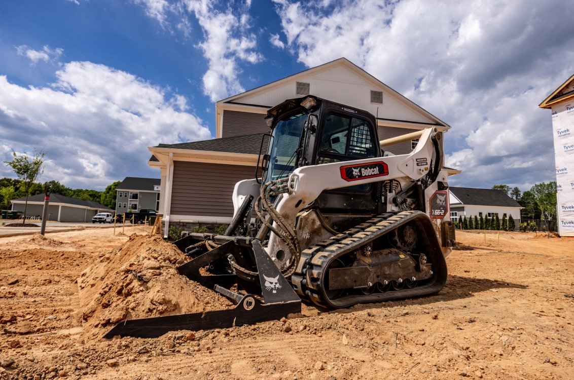 Bobcat T66-2 Compact Track Loader land planing