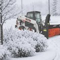 Bobcat S86-2 Skid Steer Loader with snow blower attachment