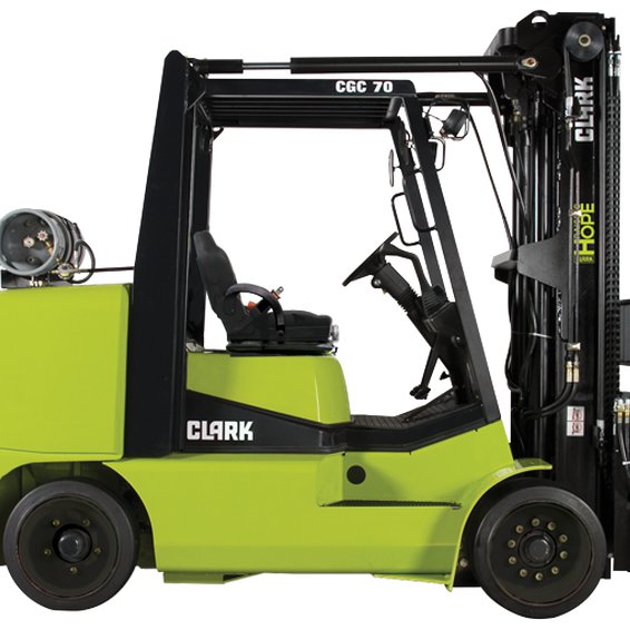 CLARK CGC60 IC Cushion Forklift CLARK CGC Series IC Cushion Forklift