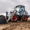 Bobcat L95 Compact Wheel Loader on construction site