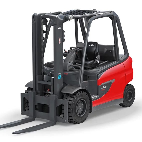 Linde E50 Pneumatic Electric Rider Forklift 