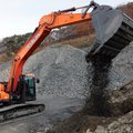 DEVELON DX230LC-9 Crawler Excavator dumping