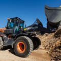 DEVELON DL250-7 Wheel Loader hauling dirt