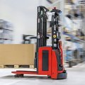 Linde L-MATIC Automated Pallet Stacker in warehouse Linde L-MATIC Automated Pallet Stacker in warehouse
