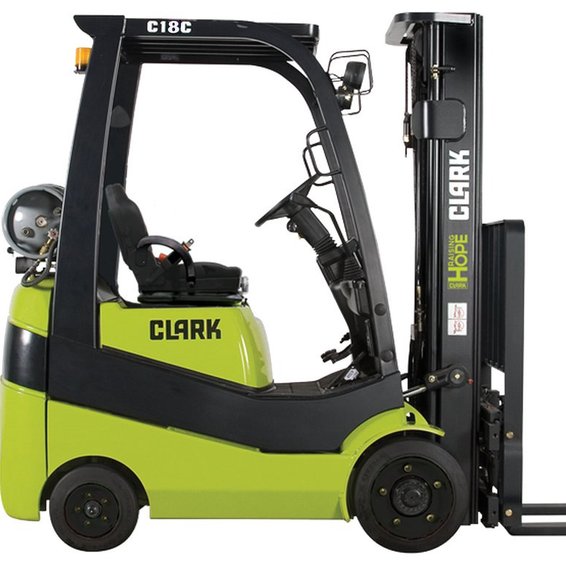 Clark C18C IC Cushion Forklift 