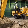 JCB 3TE Electric Site Dumper on an indoors jobsite