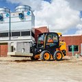 JCB 215 Skid Steer Loader on construction site