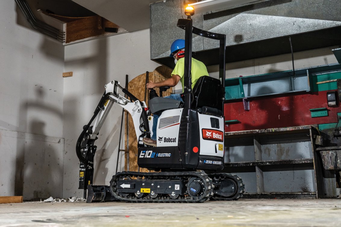 Bobcat E10e Electric Mini Excavator 