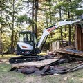 Bobcat E40 Mini Excavator demolition