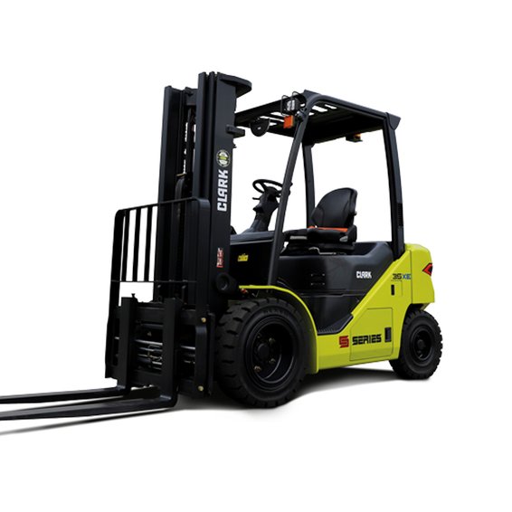 Clark S35XE Renegade Electric Rider Pneumatic Forklift 
