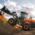 DEVELON DL280-7 Wheel Loader moving construction dirt