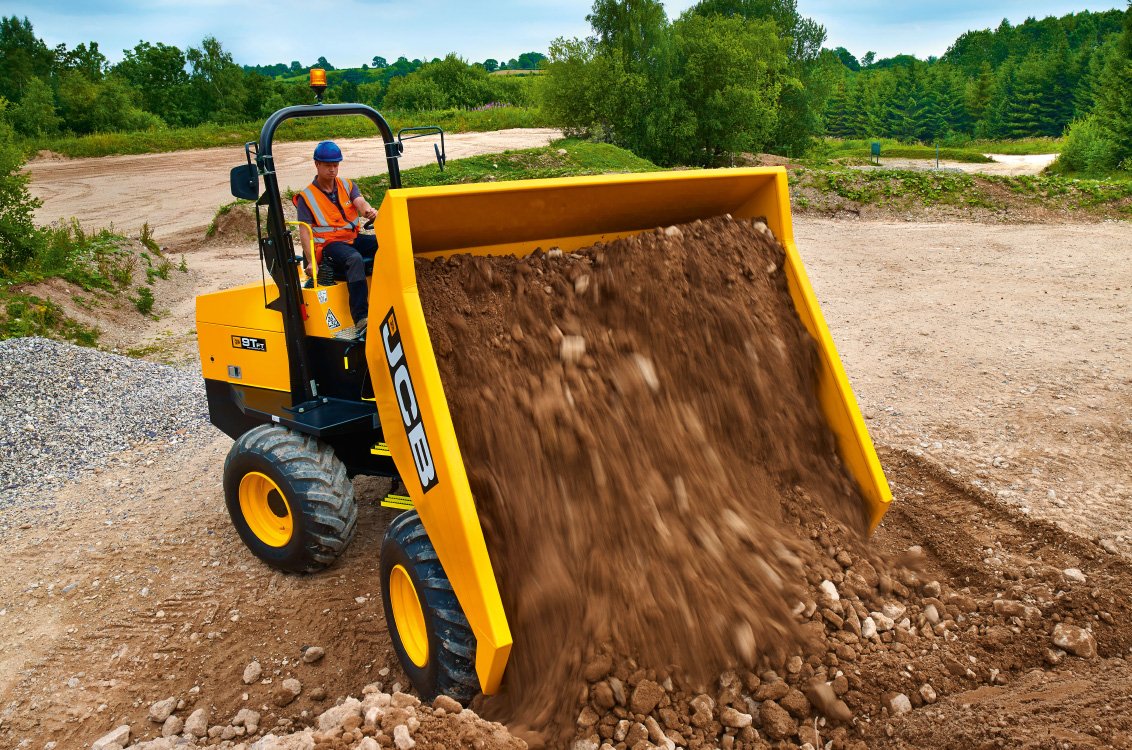 JCB 9T-1 Site Dumper tipping load