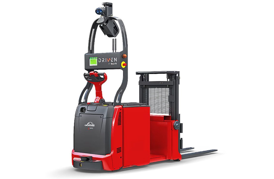 Linde L-MATIC AC Automated Counterbalance Pallet Stacker  Linde L-MATIC AC Automated Counterbalance Pallet Stacker