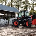 Bobcat TL923 Telehandler storing pallets of fertilizer