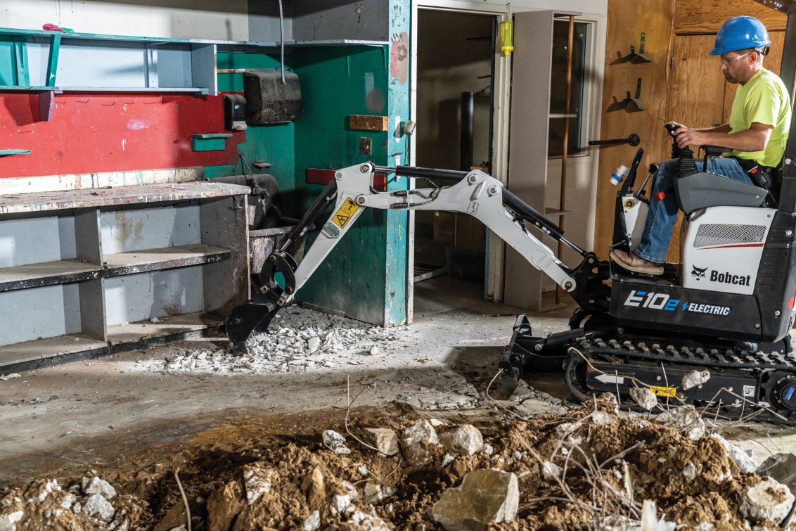 Bobcat E10e Electric Mini Excavator 