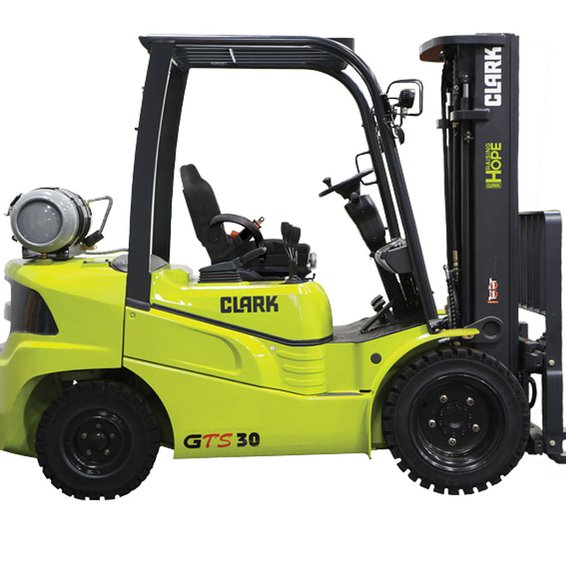 CLARK GTS25 IC Pneumatic Forklift Clark GTS25L IC Pneumatic Forklift