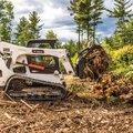 Bobcat T770 Compact Track Loader root grappling