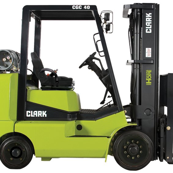 CLARK CGC55 IC Cushion Forklift CLARK CGC Series IC Cushion Forklift