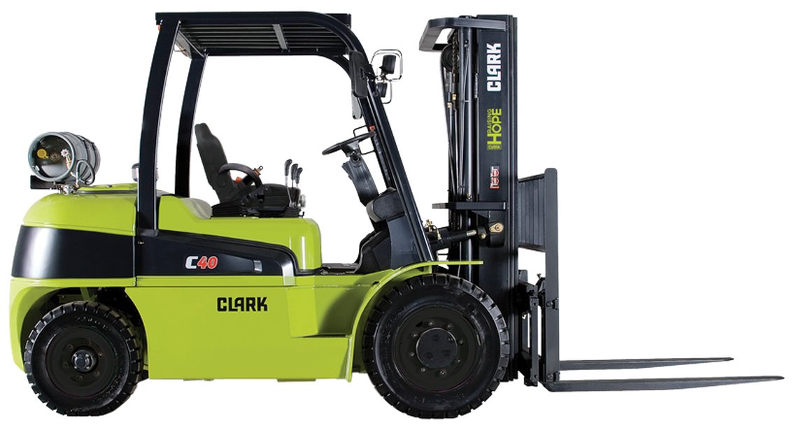 Clark C50S IC-Pneumatic Forklift CLARK C40 Series Forklift