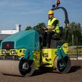 Ammann eARX 26-2 Electric Light Tandem Vibratory Roller compacting