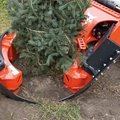 Bobcat Tree Spade digging a tree