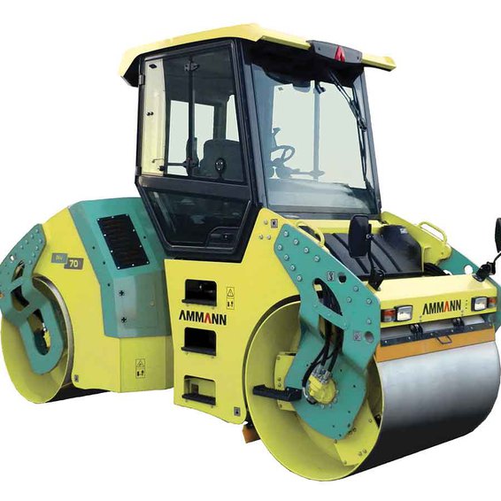 Ammann AV70-2 Large Roller Ammann AV70  Tandem Wheel Roller