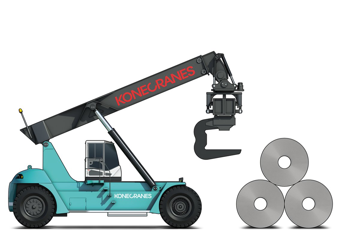 Konecranes SMV 4542 Industrial Container Handling Reach Stacker SMV 4542 Industrial Container Handling Reach Stacker