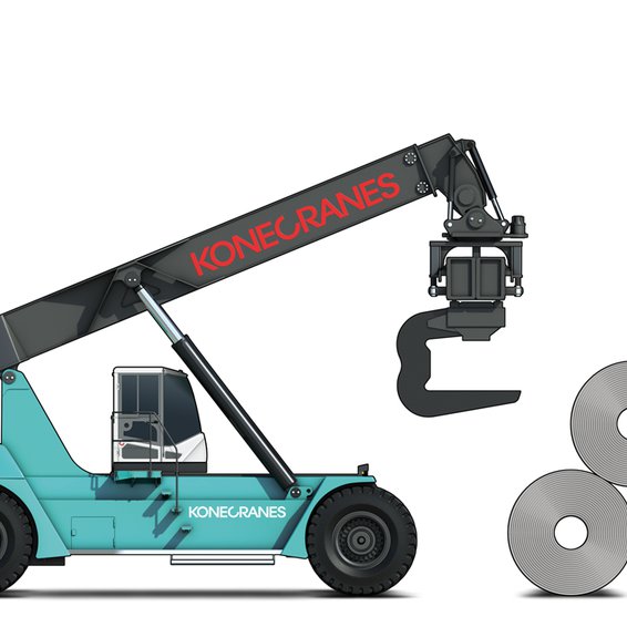 Konecranes SMV 4542 Industrial Container Handling Reach Stacker SMV 4542 Industrial Container Handling Reach Stacker