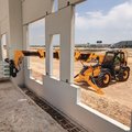 JCB 508-66TC Telehandler showing reach capability