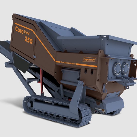 Doppstadt Coreshred 250 Twin-Shaft Shredder 