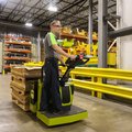 Clark HWXE 30 Electric Pallet Truck in warehouse