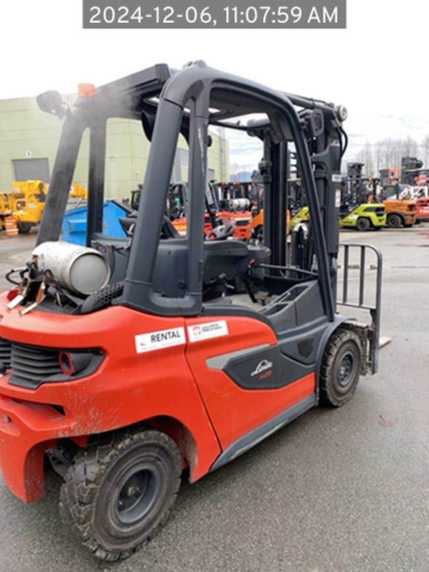 Linde H25 IC Pneumatic Forklift 3-Stage 