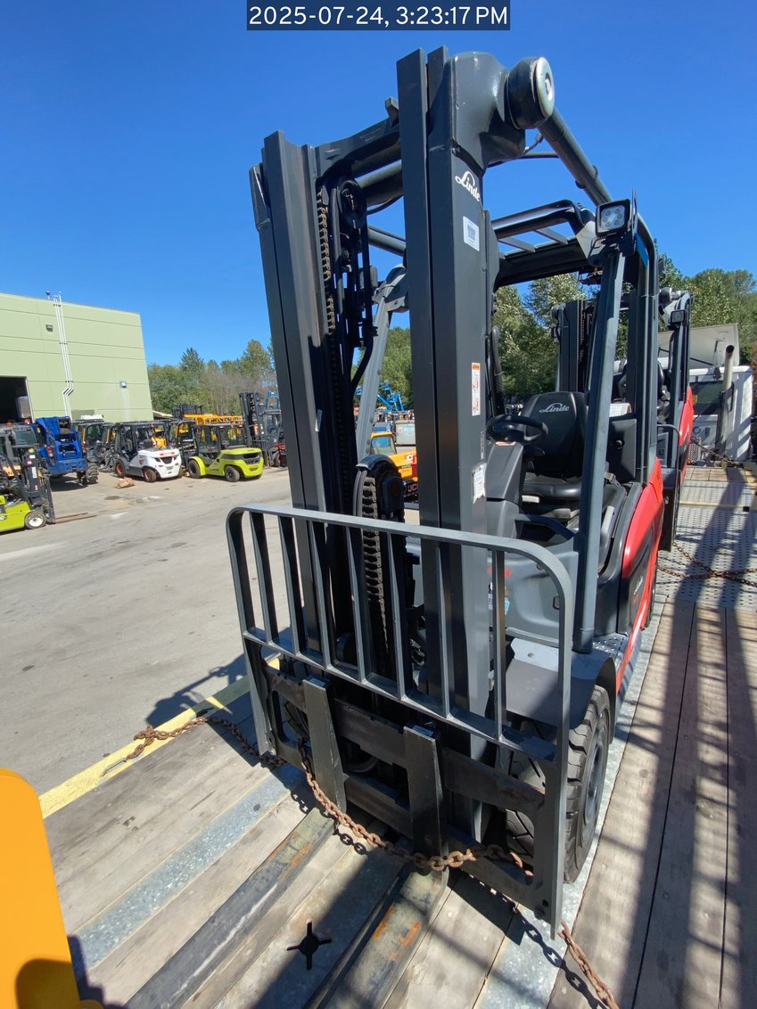 Linde H25 IC Pneumatic Forklift 3-Stage 